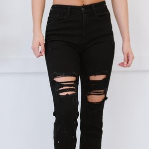 Judy Blue Full Size Paige Distressed Boyfriend Jeans